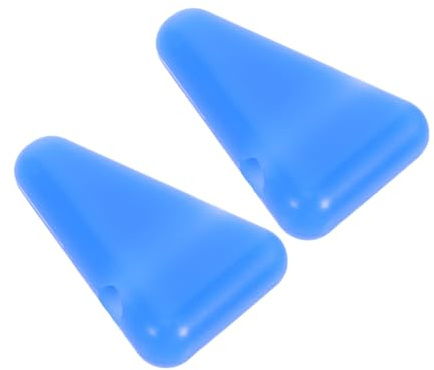 Silikon Stimmgabelhalter 2 Stück Universelle Dreieckhalterung | Blau, Schützt vor Beschädigung, für Outdoor und Reise, Musikinstrumentenzubehör