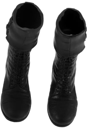 Parliky Mini Sneakers Dockskor Militärboots Läderstövel för Actionfigurer Dockkläder Realistiska Figurinsatser