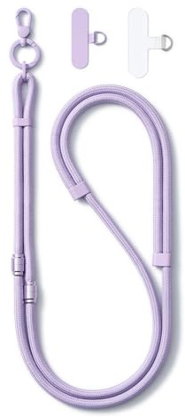 Handykette 4-in-1 Handyband zum Umhängen Verstellbar 17-80 cm Lila