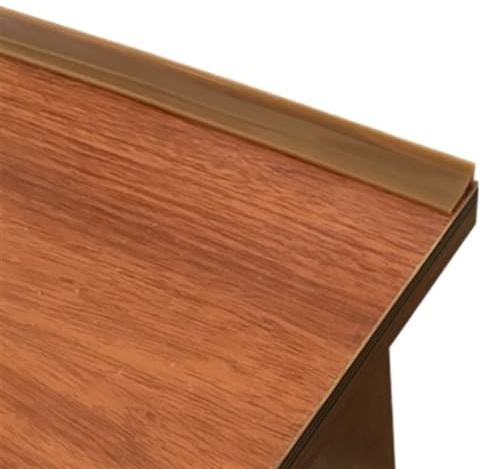 Barriera Doccia Tappo dell'acqua del bagno Piano di appoggio Striscia ritenzione Lavabo Barriera antiallagamento Diga for doccia Separazione asciutto e bagnato antiscivolo(Brown,Length-30cm)