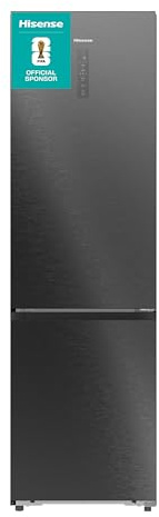 Hisense Pureflat Hi5 70/30 413L Fridge Freezer Black Brushed Steel RB5P410SAFCUK, Total No Frost, Metal Cooling, Integrated Wi-Fi, Multi Air Flow, C Rated