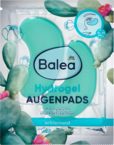 Hydrogel Cactus Water Eye Pads (1 Pair), DM Germany Brand, Compatible with Baah, Augenpads Hydrogel Kaktuswasser (1 Pair), 2 St
