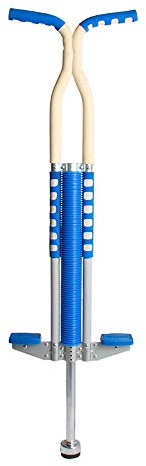 POENVFPO Pogo Stick, Sprungstelzen für und Erwachsene für Outdoor-Übungen, Fitnessstudio, Sport, mit Rutschfesten Schaumstoff-Griffhandschuhen und Rutschfestem Sohlenmaterial, Maximale (Black)