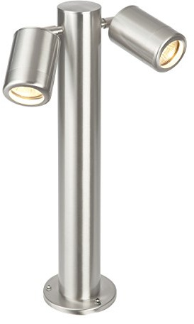 Atlantis Marine Grade Stainless Steel Adjustable GU10 Outdoor Garden Ground Spot Post Pedestal Light 450mm - Ideal for Coastal Areas IP65 Rated