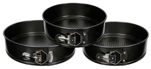 FIVE Simply Smart - Lot de 3 Moules à Manqué Démontables Best 26cm Noir