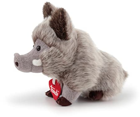 Trudi Trudino Wildschwein Plüschtier Wildschwein Park Collection. Parktier, Wildtier. Kinder Geschenk | 8x14x17cm Grosse XS | Stilfserjoch-Park-Sammlung | Modell 51283