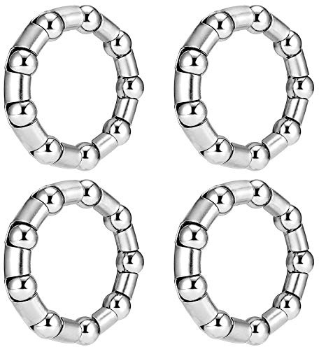 Jaceyon Bike-Ball-Bearing-Retainer, Bicycle-Ball-Bearings, 5/16 x 9-Balls-Bike-Crank - 4 Pcs Replacement Mountain Bike Parts Repair Accessories for MTB Bicycle Crank Bottom Bracket