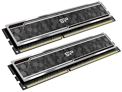 Silicon Power Value Gaming DDR4 RAM 16GB (2x8GB) 3200MHz (PC4 25600) CL16 1.35V Desktop Memory Module with Heatsink Camouflage Grey SP016GXLZU320BDAJ5