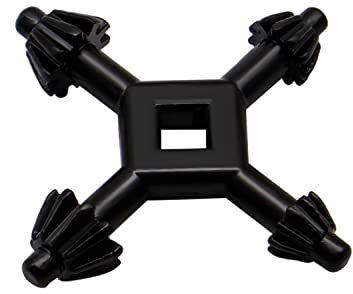 4 in 1 Drill Chuck Key, CHSEROK Chuck Keys for Drill, Black Chuck Key, Universal Chuck Key, can Be Used for Most Hand Drills