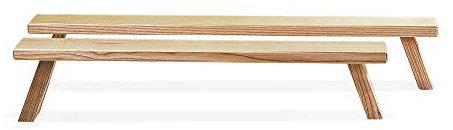 Rudolphs Schatzkiste Banc de fleurs en frêne naturel 80 x 12 x 7 cm