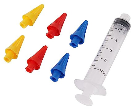 Inge Ear Wax Removal Syringe Kit | Professional Ear Syringe Kit for Removing Ear Wax | Safe Ear Wax Removal for Blocked Ear Cleaning | Includes 6 x Quad Stream Colour Coded Tips