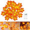 cshare Maple Leaves Fairy Lights, 3M 20LED Autumn Fall String Lights Battery Operated with Timer, Fall Leaf Garland Light for Halloween Themed Party, Pumpkin, Christmas Indoor Outdoor Decoration.