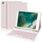 Teclado iPad 6 Generación, Funda con Teclado para iPad 9.7, Funda Teclado Bluetooth Italiano Retroiluminación Magnética Teclado iPad 5, iPad Pro 9.7, iPad Air 2, iPad Air 1, Rosa Claro