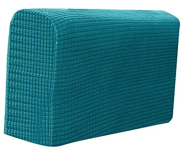 LIFKOME Universelle Elastische Fleece Sofa Armlehnenbezüge Weicher Hautfreundlicher Sofabezug Für Büro Und Zuhause Schutztuch Mit Stretch Für Längere Lebensdauer 2 Stück Blau
