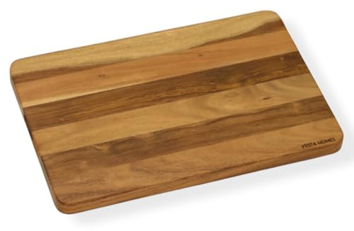 Vesta Homes Wooden Extra Large Cutting Board/Chopping, Serving Board/Block for Kitchen Vegetables, Fruits, Cheese and Charcuterie | Premium Acacia Wood | 45 * 30 * 2.5 Cms | Handcrafted in India