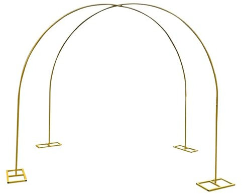 Rosenbogen Metall 2m Breit, Bogen Für Luftballons Gold, DIY-Metall-Rundballonbogen-Girlande, runder Ring-Ballonbogen-Kit Blumendekoration für Geburtstagsfeier (Size : 2.8 * 2.8m)