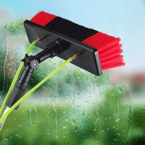 Car Wash Cleaning Brush, Telescopic Window Cleaning Equipment Kit with Squeegee Microfiber Scrubber Shower Squeegee, 6m (10m)