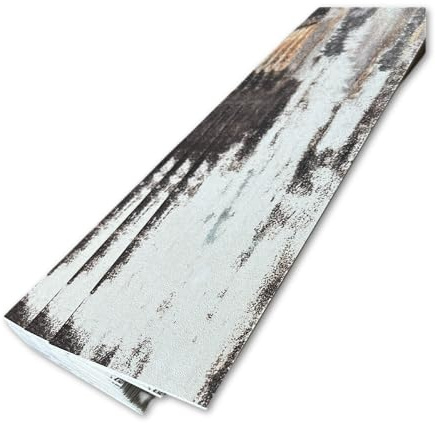 DECCART Wandpaneele Holzoptik 10x60cm | Selbstklebende Wandverkleidung für Innenräume Selbstklebend Einfach zu montierende Paneele die Wand