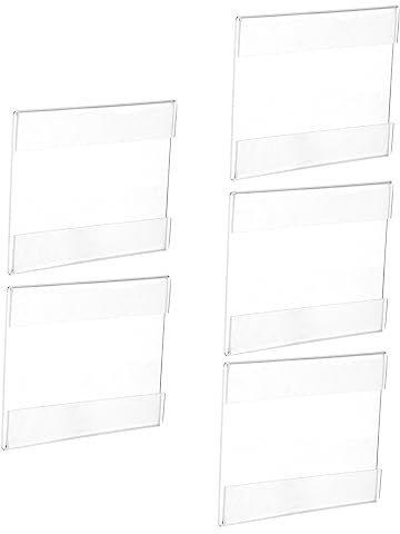 OFFSCH Acryl-schilderhalter Displayständer Für Tischmenü Vielseitiger Preishalter Robust Und Wiederverwendbar Für Geschäftsnutzung