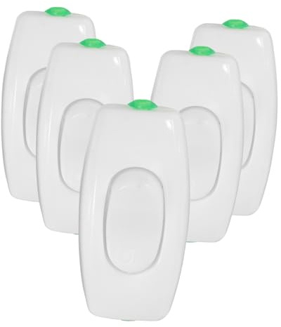 Gatuida 5piezas Interruptor De Botón Mesita De Noche Pequeño y Práctico Para Lámpara Eléctrica De Reemplazo Accesorio De Interruptor De Electrodomésticos Línea Para Luz