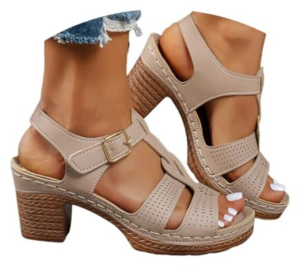 Sandales Femme Talon Escarpins Petit Espadrilles Compensées Chaussure Confortable Femmes Ouverte Chaussures Confort Chausson Été Chaussons Sandale Ete Blanches Mariage Pantoufles Talons Hauts Sexy