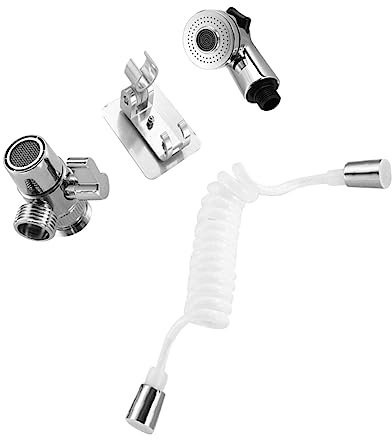 MAGICLULU Washbasin Faucet External Shower Head for Bathroom Handheld Shower Head Water Saving Feature for Bathroom Sink Faucet Use
