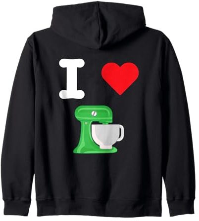 I Love Bol mélangeur sur Socle pour Appareil de Cuisine Sweat à Capuche