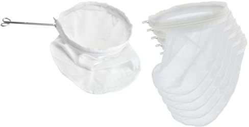 Filtro Colador de Tela para Café y Té con Mango de Acero Inoxidable, 1 Set