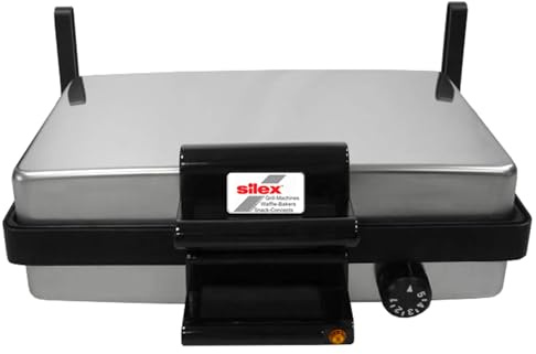 SILEX 610.15.004 Multigrill Kontaktgrill Silber + Kasserrolle Bratpfanne Toaster