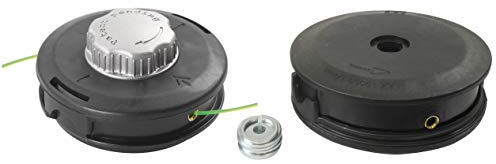 GREENSTAR - Tête Fil Nylon EASYLOAD Ø130mm - Chargement Rapide - Accepte Jusque 7 m de Fil Ø 2,4 à 4 mm - Livrée avec Fil de 4 m, Ø 2,7 mm