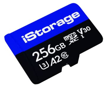 iStorage microSD Card 256GB, Encrypt Data stored on iStorage microSD Cards Using datAshur SD USB Flash Drive, Compatible with datAshur SD Drives only