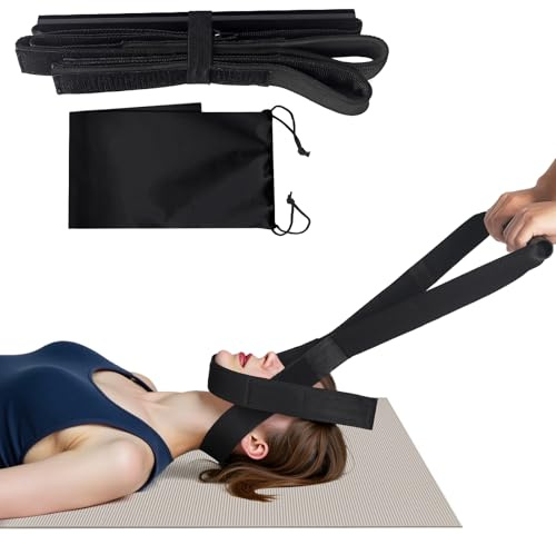 Y Neck Strap Stretcher, Cervical Traction Device for Neck Pain Relief, Spine Chiropractic Decompression Traction Tool with Chin Strap.