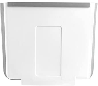 Cubo de basura interior Cubo de basura plegable Ligereza Portabilidad Sin espacio Ocupar Gabinete de cocina Puerta Colgante Baño Inodoro (Gris)