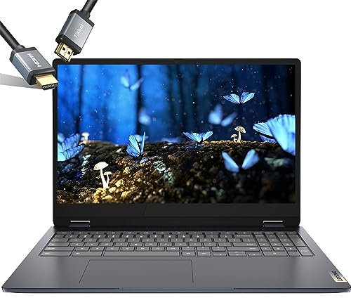 Lenovo Flex 3i Chromebook visualización táctil para computadora portátil 2 en 1-15.6 FHD IPS - Intel Pentium Silver N6000 - USB C - Wi-Fi 6 - Lector de tarjetas SD - cromado OS -Cable HDMI (8 GB RAM |