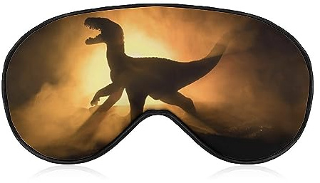Tyrannosaurus Dinosaurier-Drachen-Schlafmaske für Männer, Frauen, Teenager, Kinder, Nachtschlaf, Augenschatten, Komfort, für Reisen, Yoga, Nickerchen