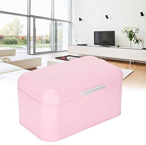 EIMSOAH Portapane in con Grande capacità, Portapane Rosa, Materiale Metallico Inodore, Base Antiscivolo, Accessori da Rosa, Funzionamento Facile per Ufficio