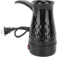 Cafetière turque électrique en acier inoxydable – Bouilloire anti-brûlure avec long manche, pas de combustion à sec – Machine à thé pour la dinde – 500 ml