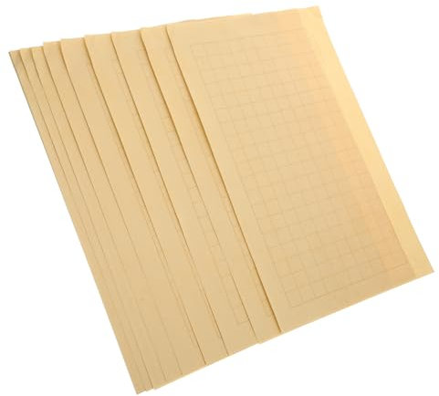 STOBOK 60blätter Kalligraphie-papier Mit Raster Chinesisches Übungspapier Für Kalligraphie Vintage Design Für Anfänger Und Liebhaber Der Hohe Tintenaufnahme Geruchsneutral Und Glatt