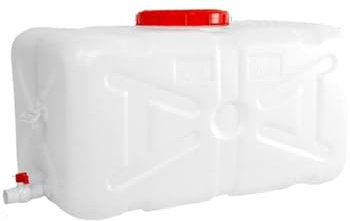 Generico Barile di Raccolta dell'Acqua piovana Rettangolare Serbatoio dell'Acqua per Esterni Contenitore dell'Acqua Portatile Contenitore di stoccaggio dell'Acqua Cubo Contenitore per Auto