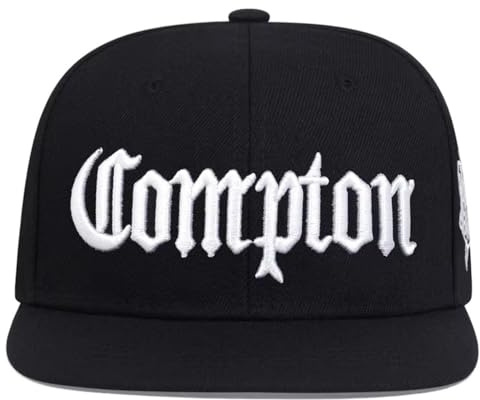 Doniya Fitness Compton Snapback Cap, Hip Hop Baseball Hat, Unisex Adult, Adjustable