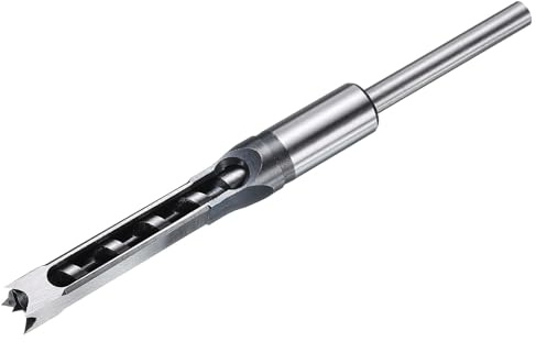 QUARKZMAN Mèche À Trou Carré Pour Bois 12.5mm Pour Menuiserie Charpente | Acier À Haut Carbone, Ciseau À Mortaiser Creux Outil De Coupe À Auger Spur