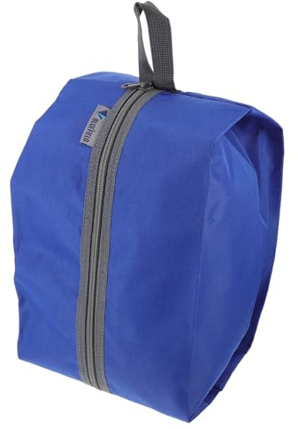 Holibanna Outdoor und Reiseaufbewahrung aus Silikonbeschichtetem Stoff Schuhtasche Großer Blauer Organizer und Leicht für Schuhe zu Hause