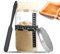 Atliberswo Tarro de masa madre de 35 oz/1000 ml, kit de inicio: tarro de fermentación con termómetro, espátula de silicona, tapa de aluminio y cinta de alimentación reutilizable