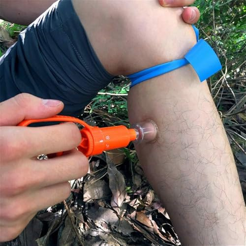 Kit Ske, Fournitures De Premiers Secours Emergey, Pompe D’Aspiration D’extracteur De Venin, Premiers Secours pour La Randonnée, La Randonnée Et Le Camping