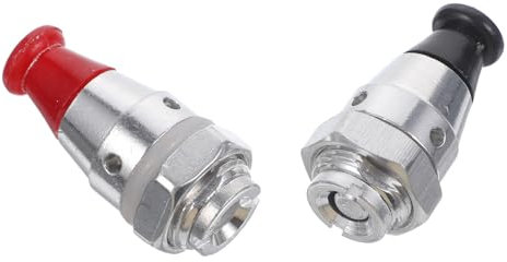 ULTECHNOVO 2pcs Pressure Cooker Safety Valve Replacement Aluminium Alloy Relief Jigger Valve High Temperature Resistant Pressure Cooker Accessories for Efficient Cooking