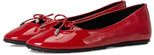 Aerosoles Femme Perle Ballerines, Cuir synthétique laqué Rouge Racing, 41 EU