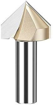 WUUKEPSG 1 Pz Fresa per Fresatrice per Legno a V a 90 Gradi, Fresa in Carburo per Cnc, Scanalatura a V, per Legno, Mdf, Taglio, Scanalatura e Incisione/V00103