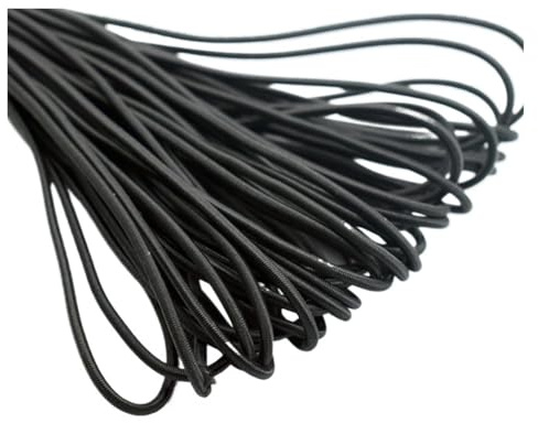 Cuerda elástica de 3/4/5/6 mm, Correa Goma, Cuerdas elásticas, Banda Resistente for Coser Prendas Vestir, Accesorios Costura DIY(10M_6MM)