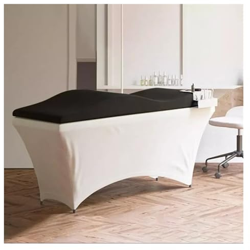 DKJAHSEK Matratze FüR SchöNheitssalons Matratze Wimpernschaum Schönheitsbett Gebogene Topper Schönheitssalon Spa Abdeckung Wimpernmatratze Bett Welle Memory Foam Wimpern Topper(Light Gray)