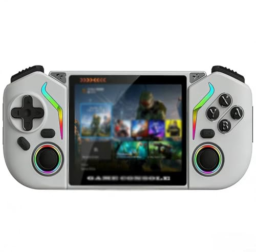 ZiStarlilife X95pro Retro Handheld Game Console, 35 IPS Screen, for ANDROID 90, 20000+ Games, 3000MAh , Expandable Storage, Portable Gaming For Travel And Commute(gray)